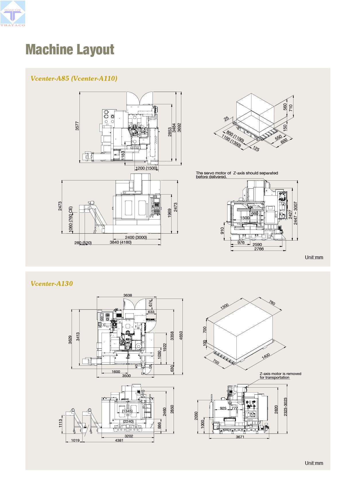 máy Trung Tâm Gia Công Phay CNC Vcenter-A130