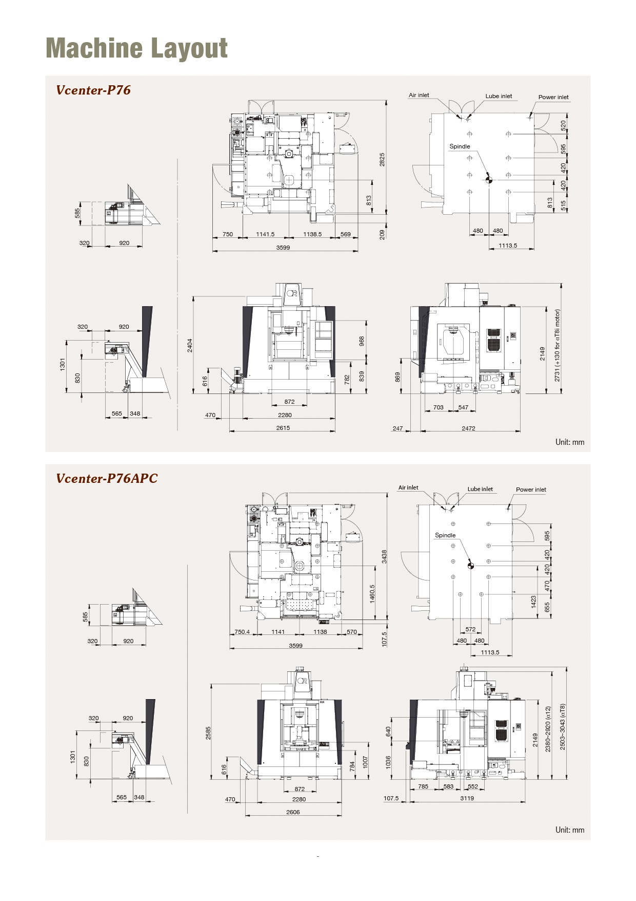 máy Trung Tâm Gia Công Phay CNC Vcenter-P76