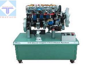 MÔ HÌNH ĐỘNG CƠ DIESEL 4 XI LANH 4 KỲ BƠM CAO ÁP PE CẮT BỔ