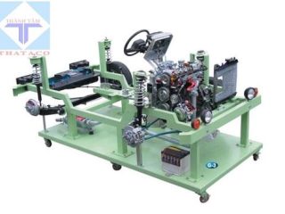 MÔ HÌNH TỔNG THÀNH CẮT BỔ ĐỘNG CƠ XĂNG DẪN ĐỘNG CẦU TRƯỚC