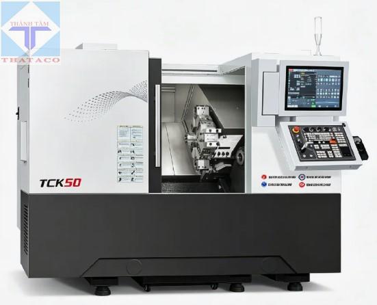 Máy tiện giường nghiêng CNC TCK50 Máy tiện giường nghiêng CNC TCK50