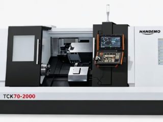 Máy tiện giường nghiêng CNC TCK70 đa năng