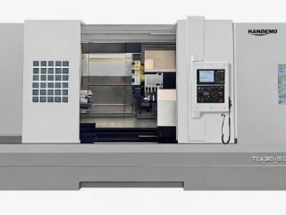Máy tiện giường nghiêng CNC TCK80B-1500 hạng nặng